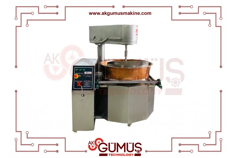 Gazlı Lokum Pişirme Makinesi (Bakır Kazan)